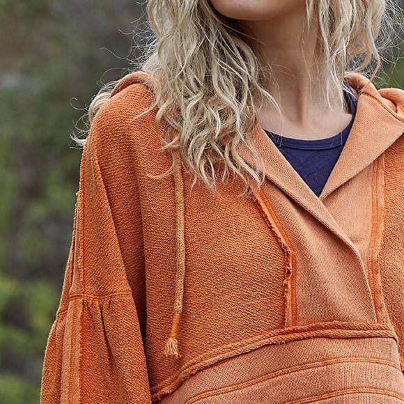 Free People Half Court Sweatshirt Terracotta Sz M - Picture 6 of 6